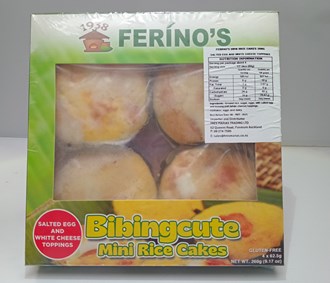 Frozen Ferino's Frozen Bibingka 4's Salted Egg 260g